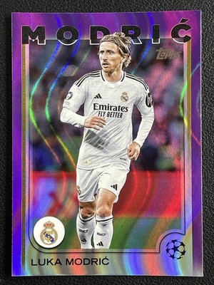 Luka Modric 2024-25 Topps Ucc Purple FlowFractor #149 | eBay