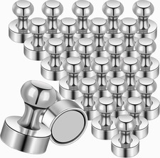 10Pack Small Strong Fridge Magnets Whiteboard Refrigerator Metal Magnets Set