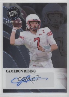 2024 Leaf Press Pass Premium Retro 36/49 Cameron Rising #RA-CR1 Auto 3hd