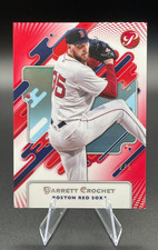 Garrett Crochet 2025 Topps Pristine Red # /5 Color Match...