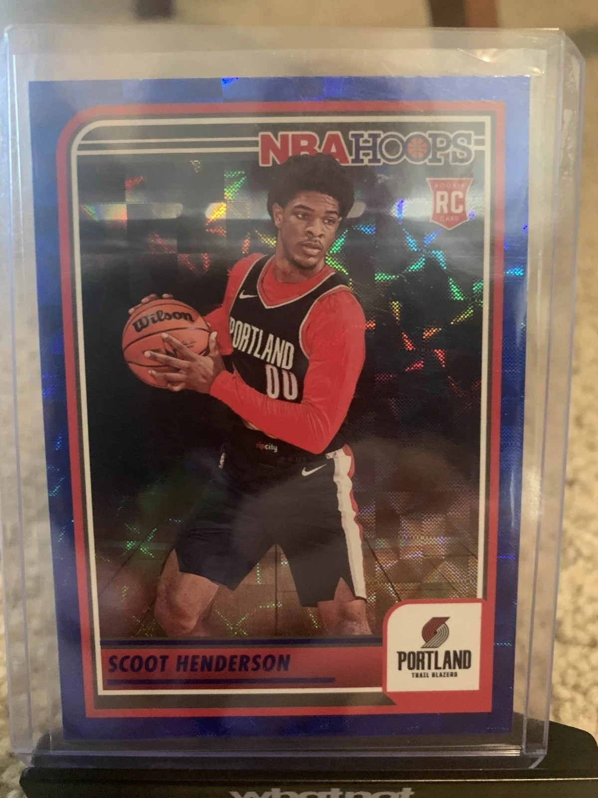 2023-24 Scoot Henderson Hyper Blue Rookies Panini NBA Hoops -   #232  (RC)