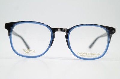 Brille FUZION FUFM04 Blau Schwarz Oval Brillengestell eyeglasses Neu