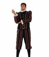 Tudor earl adult men costume fancy dress world book day history fun shack