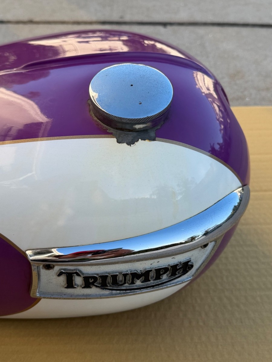 1968–70 Triumph Gas Tank TR6 Bonneville w/ Badges Custom Paint OEM