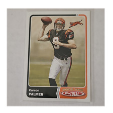 Topps 2003 Total Carson Palmer Rookie #450 Cincinnati Bengals Football NFL Card. rookie card picture