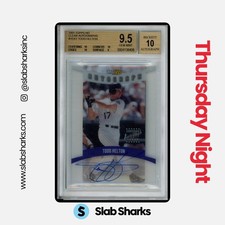 2001 TOPPS HD #HDA1 TODD HELTON CLEAR AUTO SSP BGS 9.5