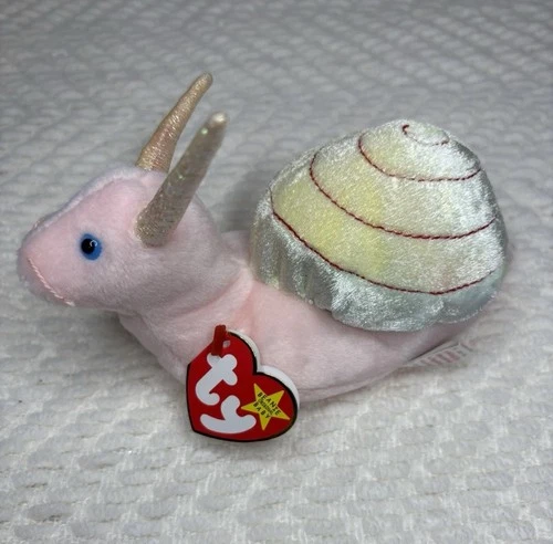 Vintage 1999 TY Beanie Babies Collection - Swirly the Snail w/ Tags