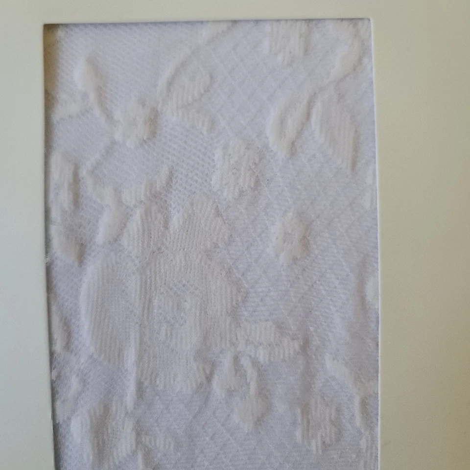 Medias florales de encaje Anthropologie para mujer talla M crema hechas en Italia coquetas NUEVAS Foto 3 de 4