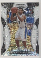2019-20 Panini Prizm Draft Picks White Sparkle Justin Wright-Foreman #55 0c2