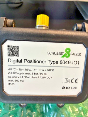 Schubert & Salzer Digital Positioner Type 8049/IO1-1S121-23-00