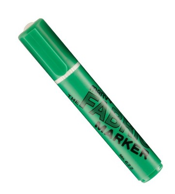UCHIDA 622-C-F4 Marvy Broad Point Fabric Marker, Fluorescent Green