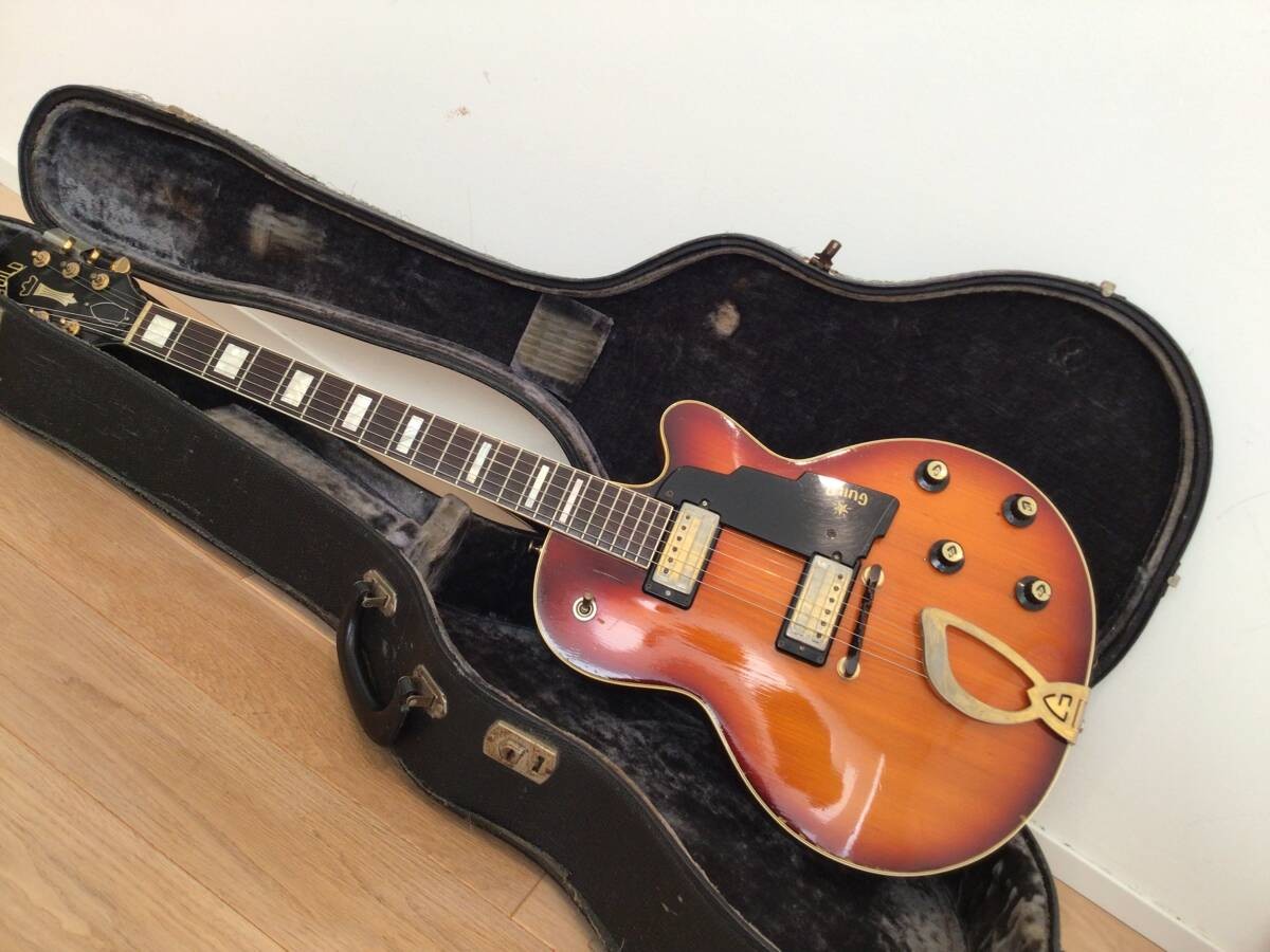 Guild BlueBird M-75 Black 1967-68 Electric Guitar | eBay