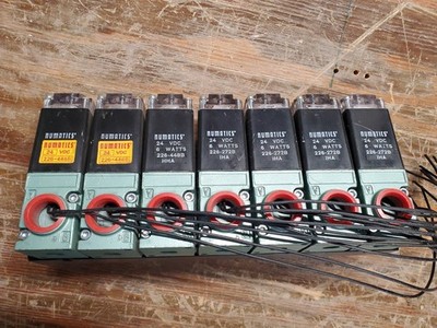 7-NUMATICS 24VDC Solenoid Valves, 2-position, 2 & 4-way, Air Valves on Manifold