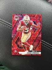 JAUAN JENNINGS 2025 MOSAIC FOOTBALL RED MOSAIC PRIZM 49ERS #142
