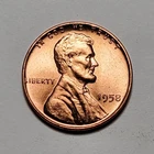 1958 P LINCOLN WHEAT PENNY UNC #P1904