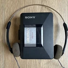 Sony Walkman WM-A12 B12 Cassette Player *New Belts* * Works* *Cleaned*