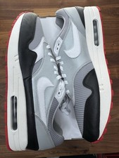 Nike By You Air Max 1 Black White Red 900 Men's No Lid