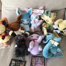 Pokemon Center Original Eevee Collection Complete Set of 9 Plush Toy New 2025 PS