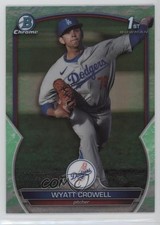 2023 Bowman Draft Chrome Lunar Glow Refractor Wyatt Crowell #BDC-63 i6e