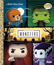 Image of Universal Monsters Little Golden Book (Funko Pop!) by M.D. Brundlefly NEW
