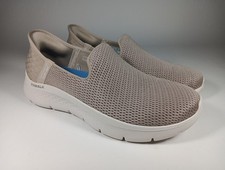 Skechers GO WALK Slip-ins Womens Size 9 Hands-free Taupe Casual Walking Comfort