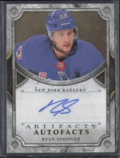 2018-19 UD Artifacts Ryan Spooner A-RS Autofacts Auto