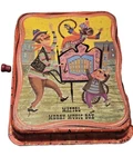 USA 1950s Vintage Mattel Merry Music Box STILL WORKS! Wind-Up Colorful Nostalgic