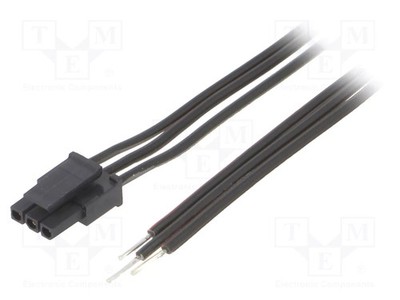 0,2m Isolation: PVC Kabel 4A Leitungen,weiblich PIN: 3 TLYp