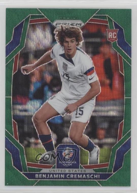 2024 Panini Prizm CONMEBOL Copa America Green Wave Benjamin Cremaschi #164 01ge