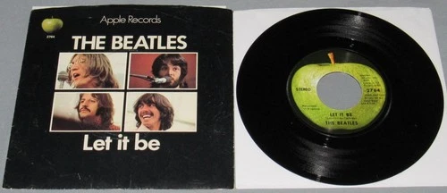 THE BEATLES: LET IT BE / YOU KNOW MY NAME; 1969 Picture Sleeve 45; Apple 2764