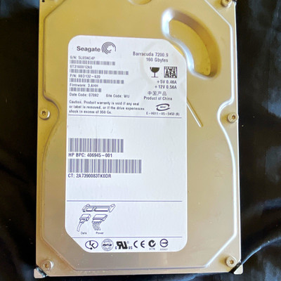 Seagate Barracuda7200.9 ST3160812AS 160GB3.5'' SATA 7200RPM8MB HDD 406945-001 WIP