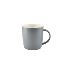 GenWare Porcelain Matt Grey Cosy Mug For Hotel Restaurant 35cl/ 12.3oz Pack of 6