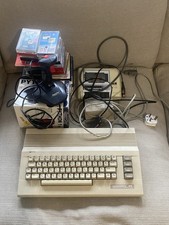 C64 Computer + Games Bundle Working Condition Data Cassette Joystic