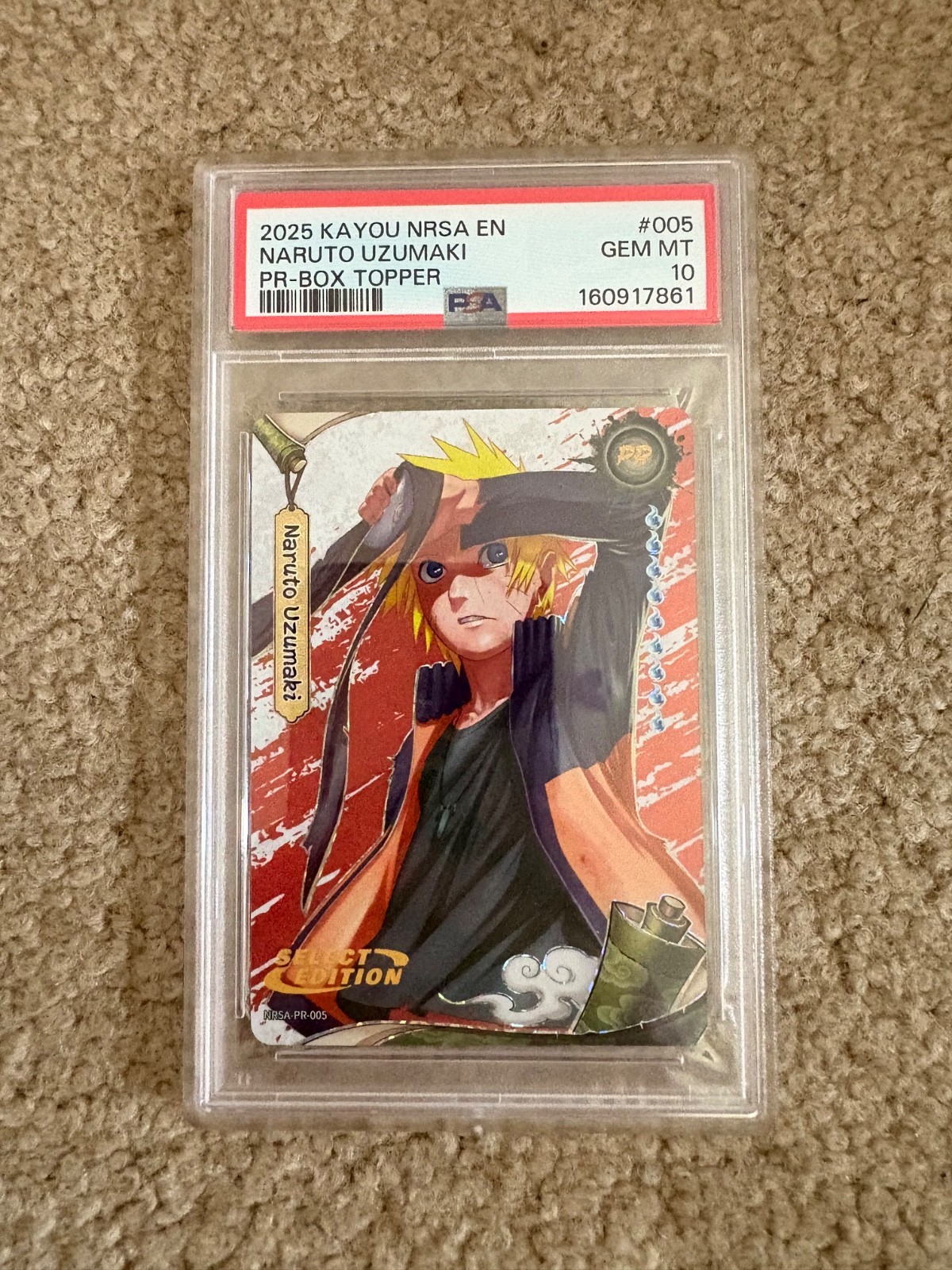 PSA 10 Naruto Uzumaki - PR - Naruto Kayou English Series 2  - Promo Card