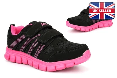 DEK Mädchen PE Turnschuhe Mädchen Schule Turnschuhe Mädchen Schuhe leichter Tastverschluss