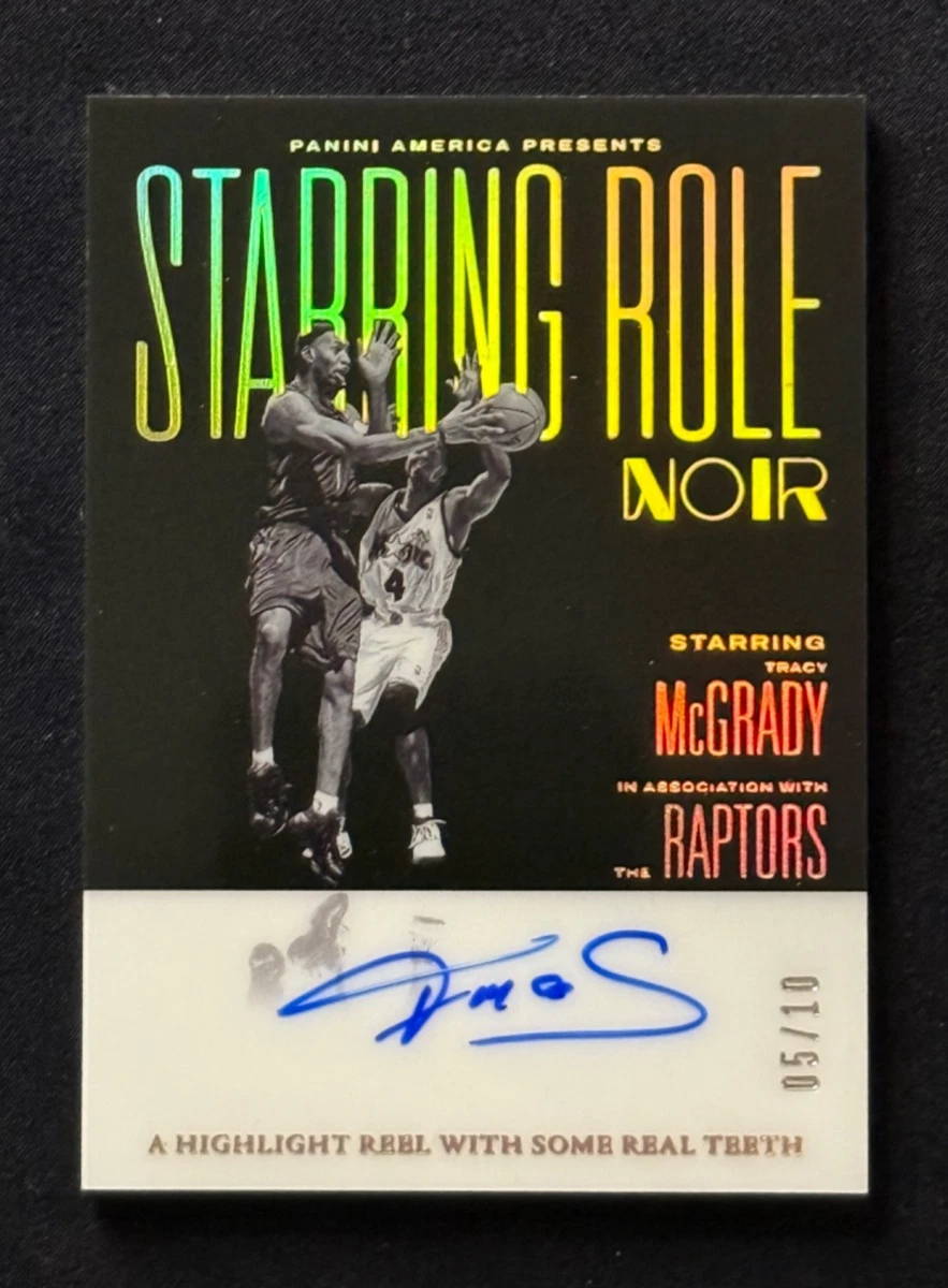 Panini Tracy McGrady Basketball Autographed Sports Trading Cards