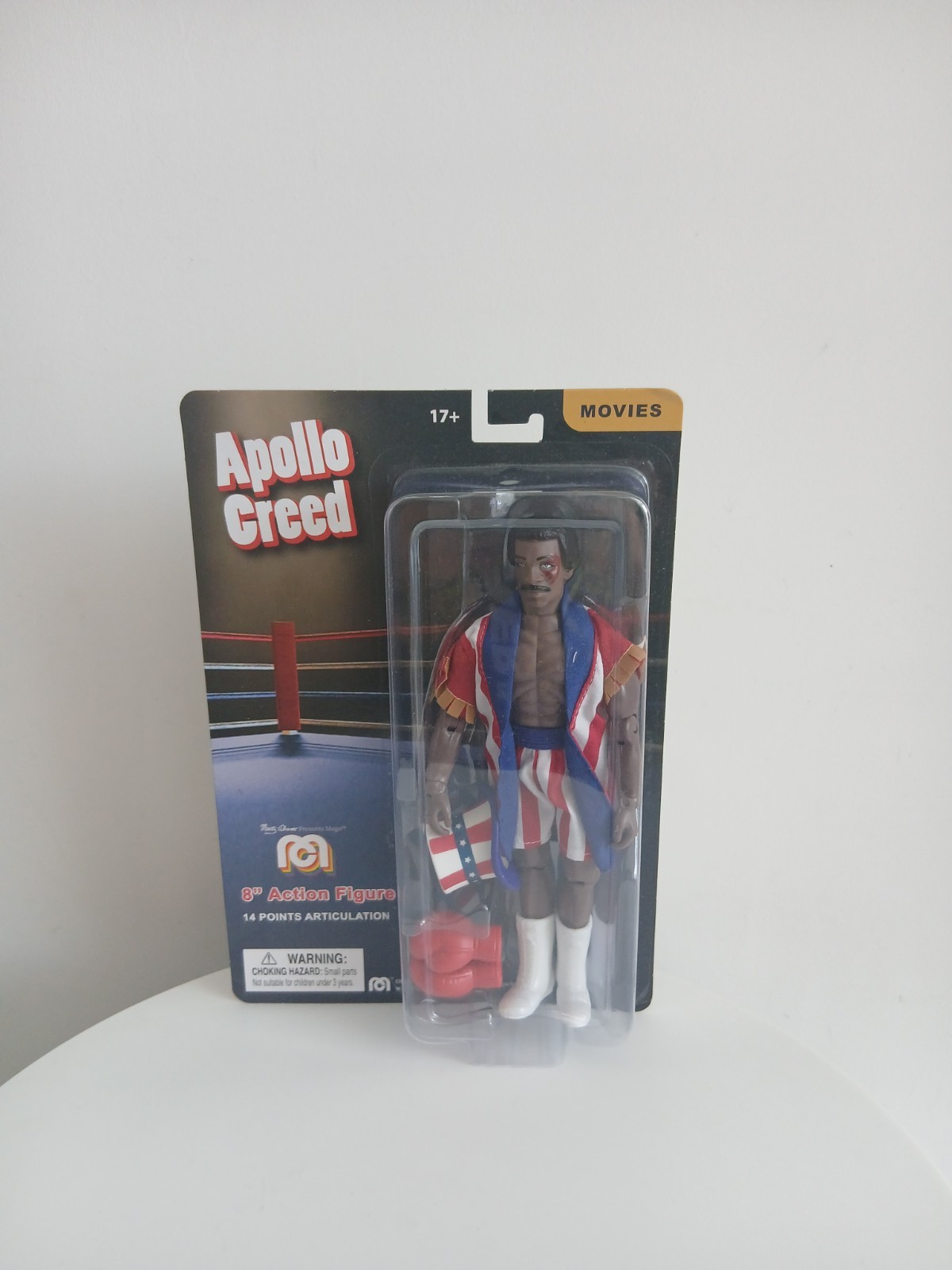 Rocky Apollo Creed Action Figure Boxed Original Mego New USA Attire