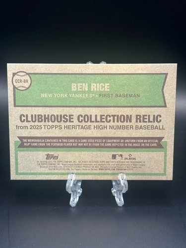 Topps Heritage Clubhouse Collection Memorabilia/Relic Cards - You Pick Upd 2/7 - Afbeelding 99 van 111