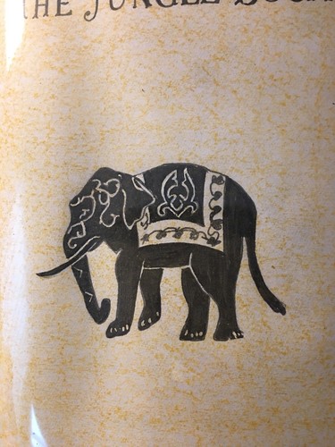 “The Jungle Book” Original Art Handmade 1st Edition Dust Jacket Art + New Book - Picture 11 of 12