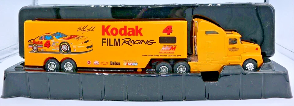 1997 Racing Champions 1:64 Die Cast Cab Transporter #4 Ernie Irvan Kodak Foto 2 de 3