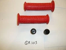 RED ATV HAND GRIPS FOR THUMB THROTTLE HONDA  ATC 110   ATC 125  TRX 125  7/8" 