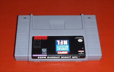 ESPN Sunday Night NFL (Super Nintendo Entertainment System, 1994 SNES)Cart Only 