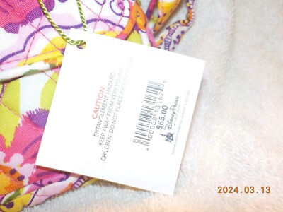 Disney Vera Bradley mini hipster in Bouncing Bouquet pattern | eBay