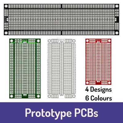 PCB Prototype Board, Universal Stripboard Breadboard Veroboard FR4