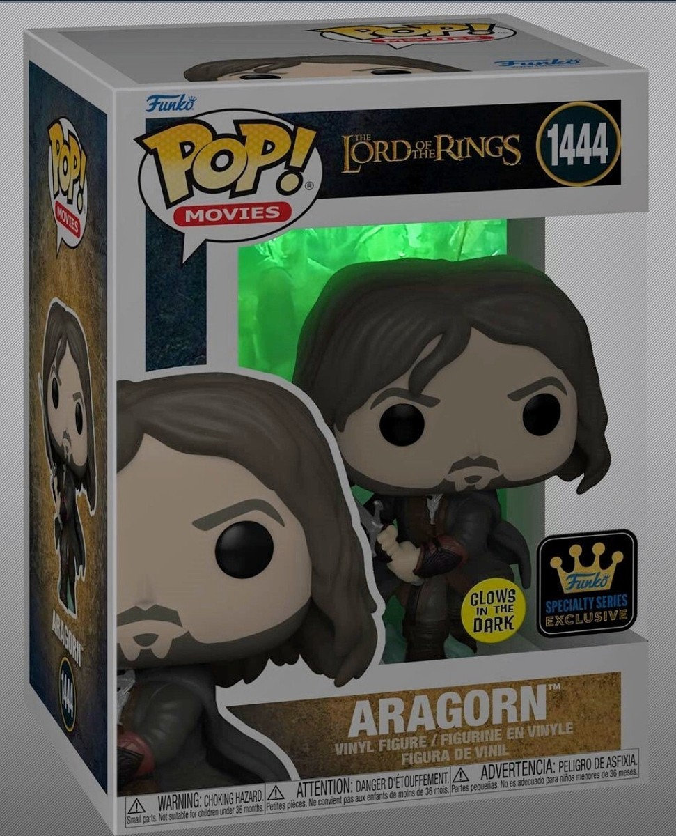 FUNKO POP! MOVIES - THE LORD OF THE RINGS - ARAGON #1444 GITD