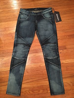 THE SINCLAIR MFGRP Jeans PROUVE Stick Fit Skinny Moto 28Wx30L    (R204) NWT $264