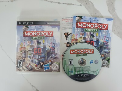Monopoly Streets (Sony PlayStation 3, 2010) PS3 Complete 
