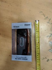 i Sound Travel Speaker FM Radio Compatible W All Audio Devices Red  Black New