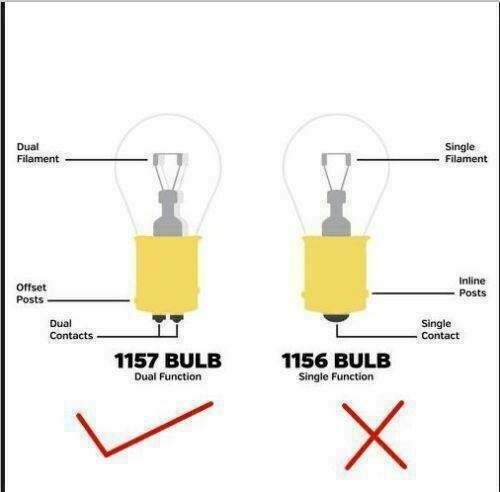 Motorcycle 1157 Front Rear LED Bullet Turn Signal Lights Smoke Lens For Harley E - Foto 3