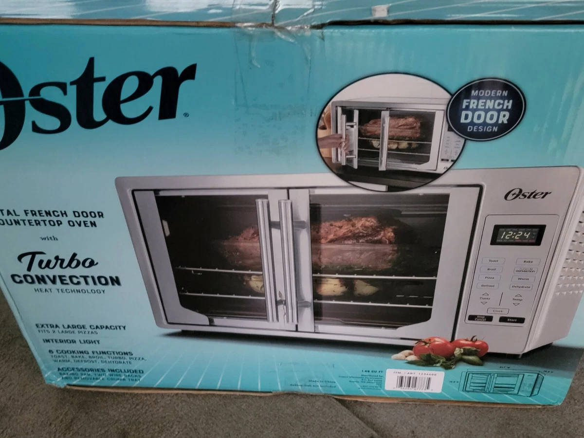 Oster French Door Digital Toaster Oven - Silver